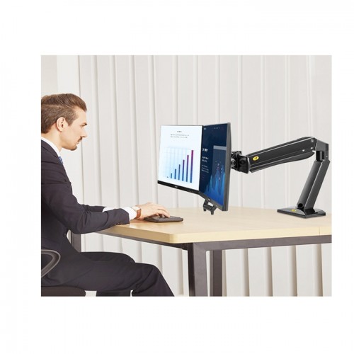 North Bayou Dual Adjustable Monitor Desk Mount For 24"32" ( NB32